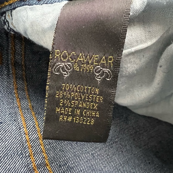 Rocawear jeans women’s size 13 Dark Blue Back Pocket Stitching - Picture 6 of 8